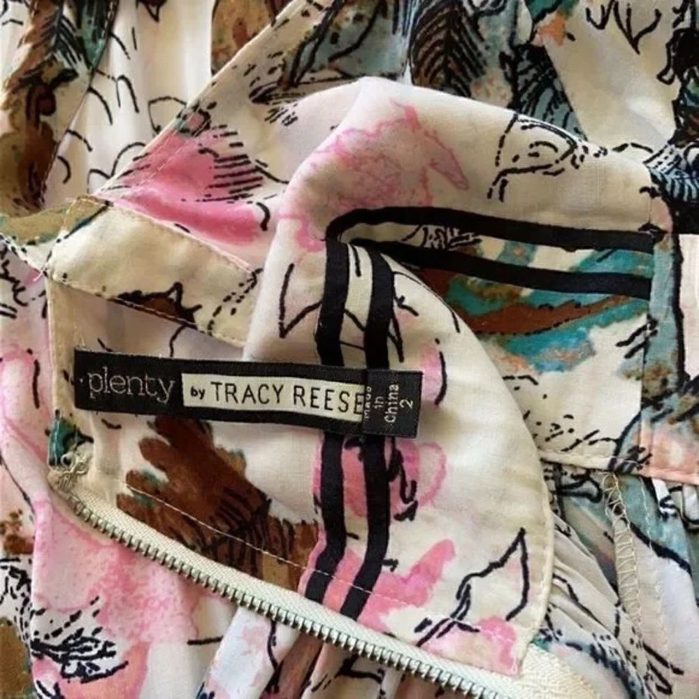 PLENTY TRACY REESE JUMPSUIT "GWYNETH"EMPIRE LINE FREE FLOWING FLORAL NWOT 2 - Picture 7 of 7